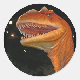 Redondo Adesivo de dinossauro