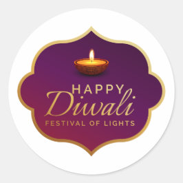 Redondo adesivo de Diwali