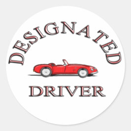 Redondo Adesivo de driver designado