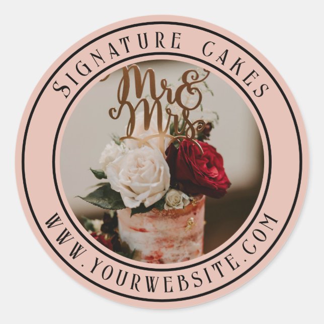 Redondo Adesivo de embalagem de bolso (Frente)