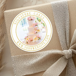 Redondo Adesivo de embalagem de bolso