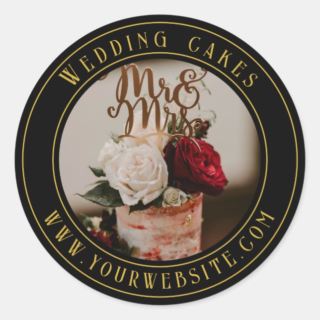 Redondo Adesivo de embalagem de bolso (Frente)