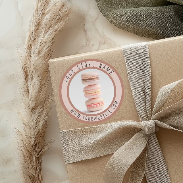 Redondo Adesivo de embalagem de panificação (Criador carregado)