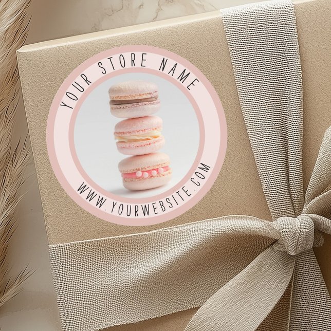 Redondo Adesivo de embalagem de panificação (Criador carregado)