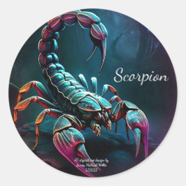 Redondo adesivo de entretenimento por James Michael Miller