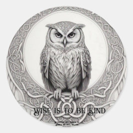 Redondo adesivo de entretenimento por James Michael Miller