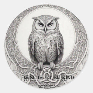 Redondo adesivo de entretenimento por James Michael Miller