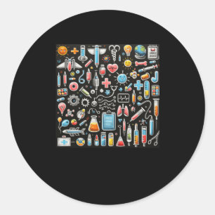 Redondo Adesivo de equipamento médico