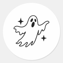 Redondo Adesivo de Fantasma