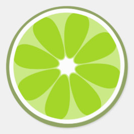 Redondo Adesivo de fatia de ponta