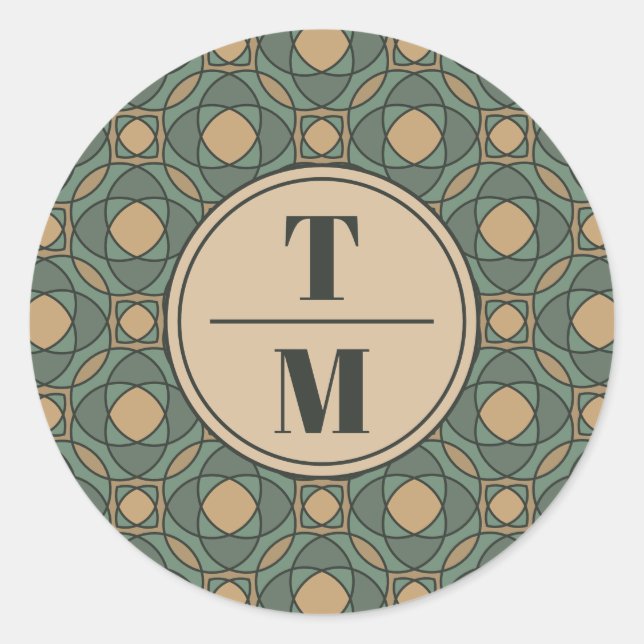 Redondo Adesivo de Favor de Casamento (Frente)