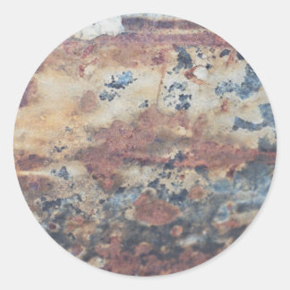 Redondo adesivo de ferrugem