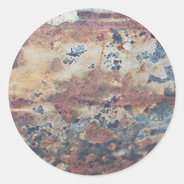 Redondo adesivo de ferrugem (Frente)