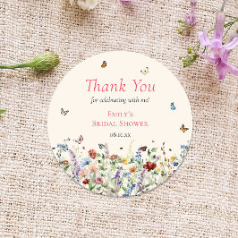 Redondo Adesivo de Flor Silvestre