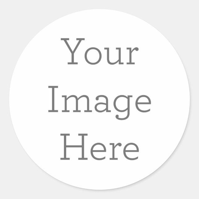 Redondo Adesivo de Foto de Casamento Única (Frente)