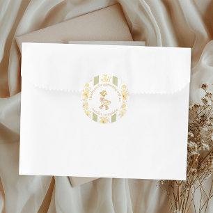 Redondo Adesivo de ganso de um Bobo