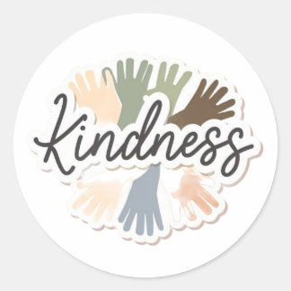 Redondo adesivo de gentileza com palavra solteiro