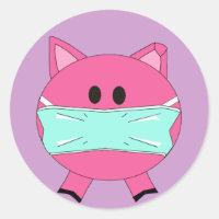 Adesivo de gripe suína