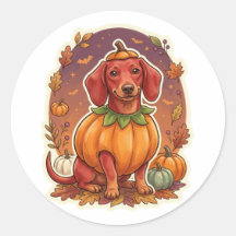 Adesivo de Halloween Fantasia de Abóbora para Dach