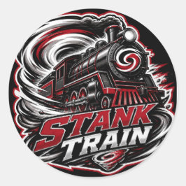 Redondo Adesivo de Hockey Stank Train Carolina