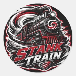 Redondo Adesivo de Hockey Stank Train Carolina