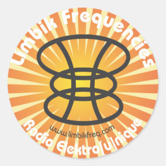 Redondo Adesivo de logotipo 1