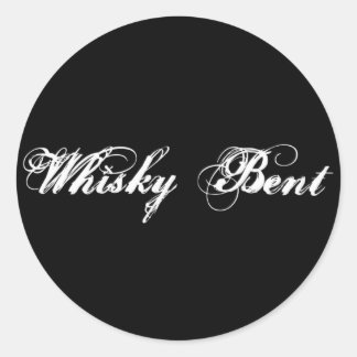 Redondo adesivo de logotipo básico
