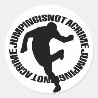 Redondo Adesivo de logotipo no estilo Jumpstyle oficial