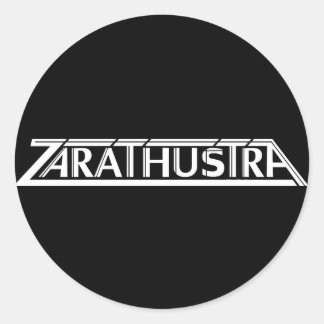 Redondo Adesivo de logotipo pequeno Zarathustra