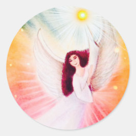 Redondo Adesivo de luz de anjo