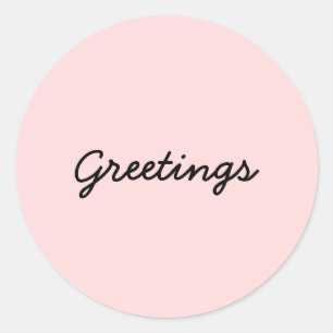 Redondo Adesivo de Meditação de Yoga Namaste Rosa Peachy