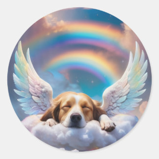 Redondo Adesivo de memorial para animais de estimação cach