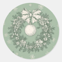 Adesivo de Natal Verde