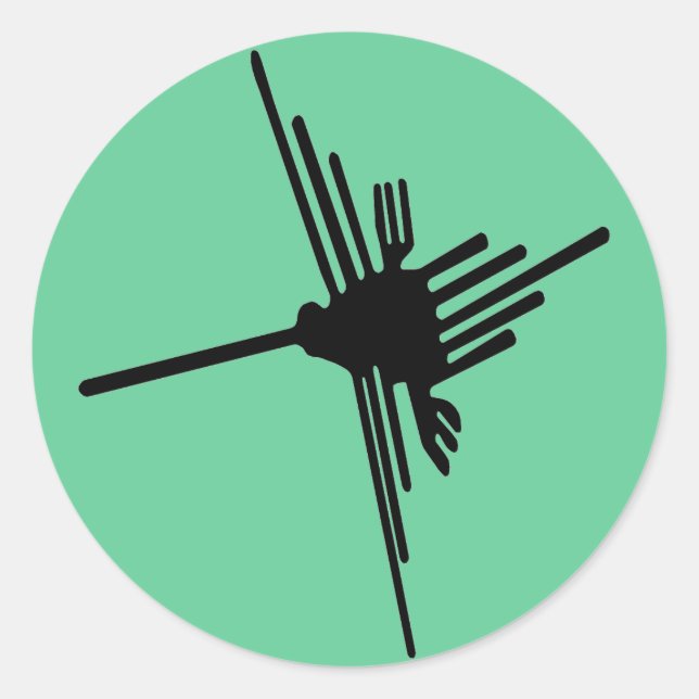 Redondo adesivo de nazca (Frente)