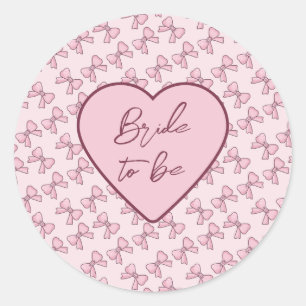 Redondo Adesivo de Noiva para Ser Rosa Personalizado para