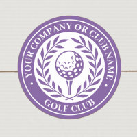 Adesivo de Nome Personalizado Classic Golf Nome Ro