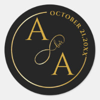 Adesivo de ouro personalizado para amor infinito d