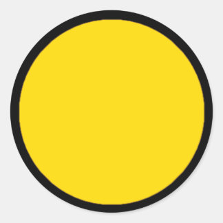 Redondo Adesivo de peças do jogo RAINBO - Amarelo grande a