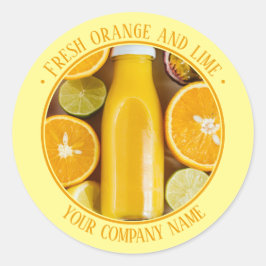 Redondo Adesivo de promoção de produto de foto