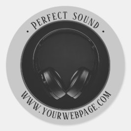 Redondo Adesivo de promoção de produto de foto