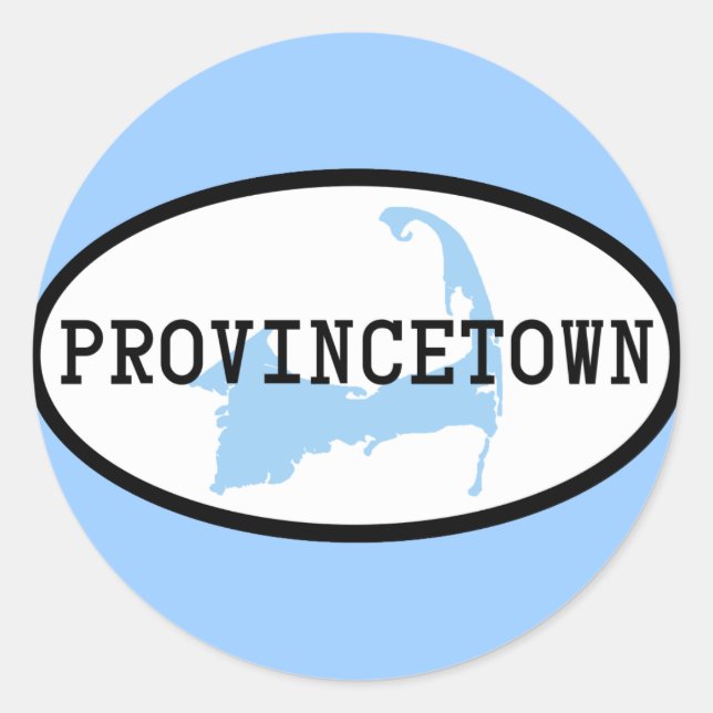 Redondo Adesivo de Provincetown (Frente)