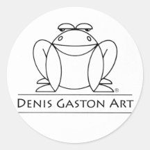 Adesivo de rã para arte Denis Gaston