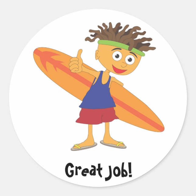 Redondo Adesivo de Recompensa (Frente)