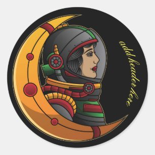 Redondo Adesivo de roda de desafio