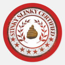 Adesivo de RV Certificado Stinky Slinky