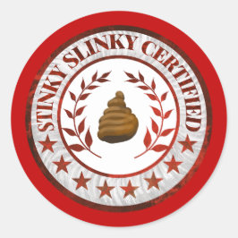 Redondo Adesivo de RV Certificado Stinky Slinky