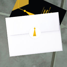 Redondo Adesivo de Selagem de Envelope de Conclusão Modern