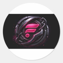 Adesivo de Selagem do Cofre Magenta Flare