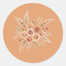 Adesivo de Selagem Floral Terracotta Bloom