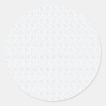 Adesivo de Selo de Casamento em Damasco Branco Ele